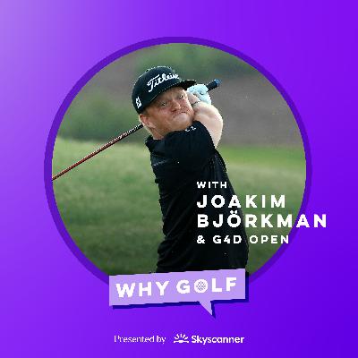 Serial golf champion Joakim Bjorkman at The G4D Open