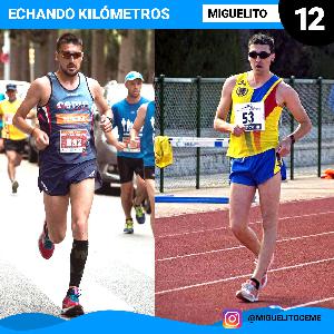 12. Medallas de oro en marcha y organizador de la Bada Trail, Miguelito Artero Godinez