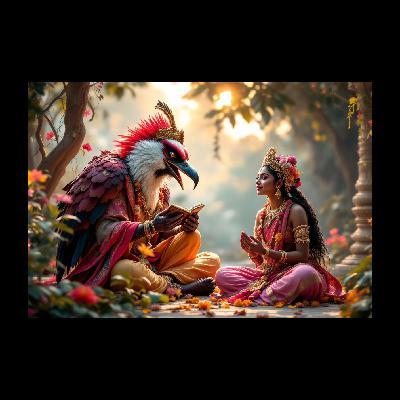 "गरुड़ जी के 7 प्रश्नों के उत्तर | मानस रोग क्या हैं? | काकभुशुण्डि का दिव्य ज्ञान | Ramayan Explained"