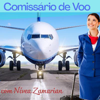 Comissário de voo, com Nívea Zamarian