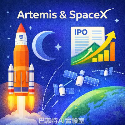 EP294 | SpaceX 1.75 兆美元估值，阿提米絲任務首捷與 Starlink 霸權，揭開太空經濟的未來潛力。 (說明欄中有連結)