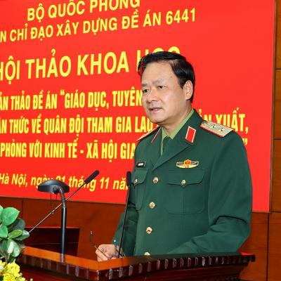 Tin trong nước - Hội thảo Đề án giáo dục, tuyên truyền nâng cao nhận thức về quân đội tham gia lao động sản xuất
