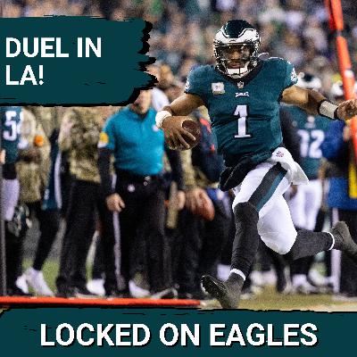 HURTS VS HERBERT: Can Jalen Hurts outduel an injured Justin Herbert in LA? HURTS VS HERBERT: Can Jalen Hurts outduel an injured Justin Herbert in LA?