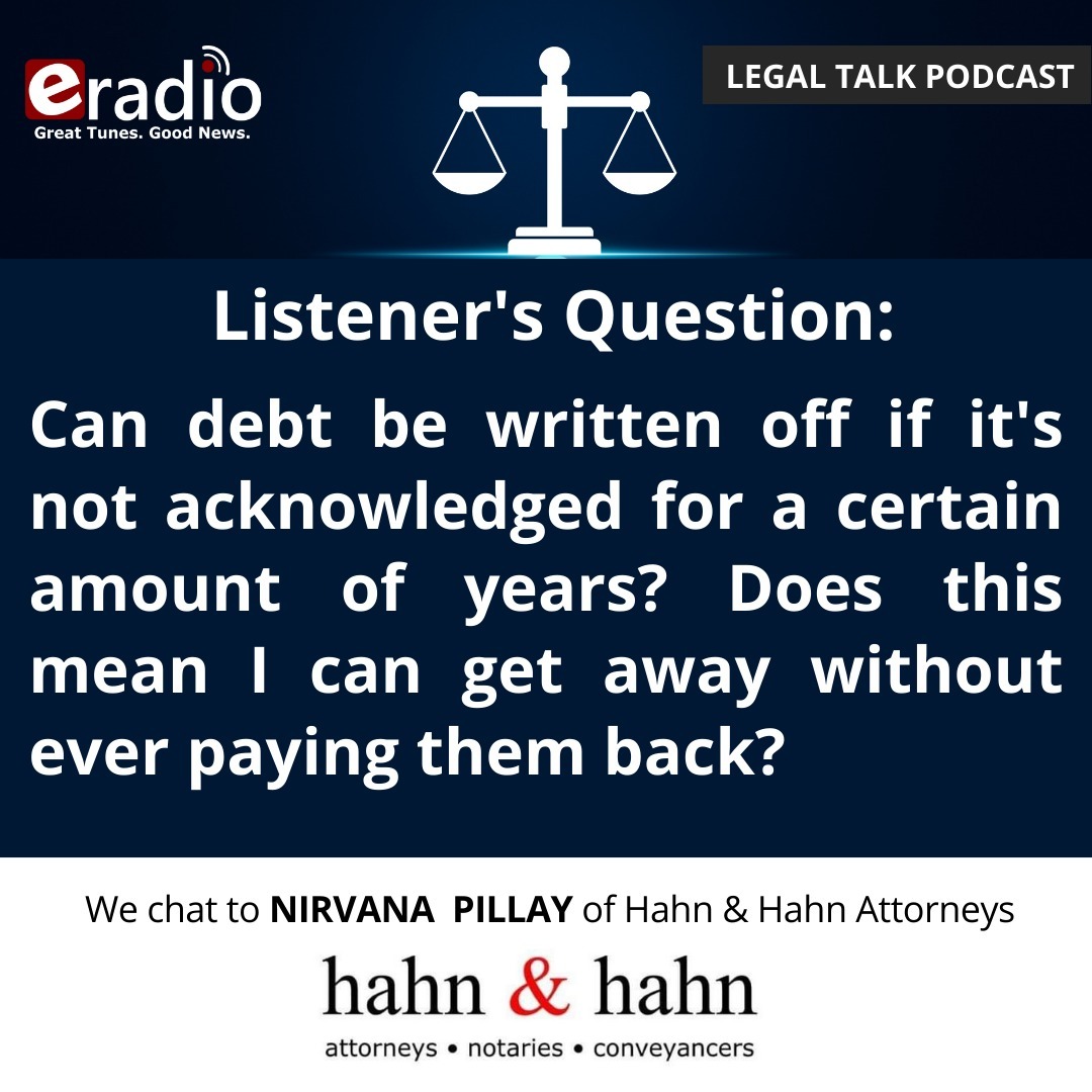 LEGAL TALK: Listener's Question - Can debt be written off after a few years? episode artwork