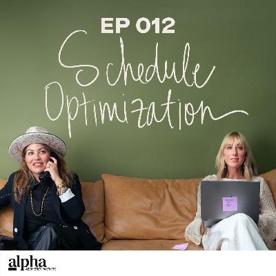 012: Getting the Most of Your Schedule