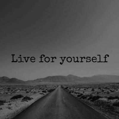 Let's live for urself..โจ๏ธ๐ค Let's live for urself..โจ๏ธ๐ค
