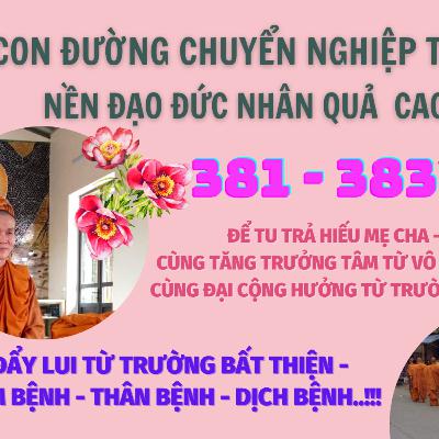 381 - 383 CON ĐƯỜNG CHUYỂN NGHIỆP THÁNH THIỆN - CỨU LẤY TRÁI ĐẤT - VƯỢT QUA ĐẠI DỊCH - (phần 27)