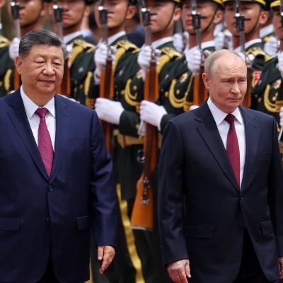 Xi greets Putin in Beijing - days after Trump's China visit Xi greets Putin in Beijing - days after Trump's China visit