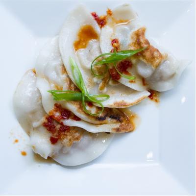 Vegan Potstickers with Soy Vinegar Vegan Potstickers with Soy Vinegar