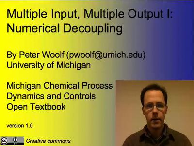 19. Multiple Input, Multiple Output I _ Numerical Decoupling 19. Multiple Input, Multiple Output I _ Numerical Decoupling
