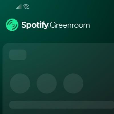 Nueva app de Spotify cuarto verde ( Greemroom )