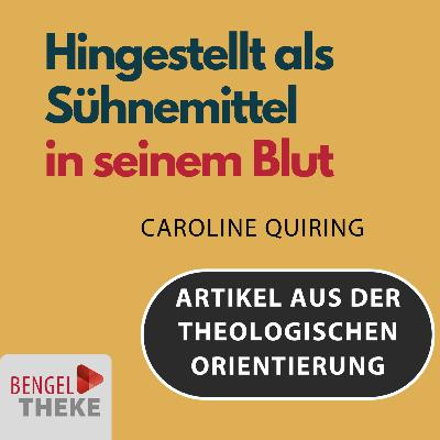 „... hingestellt als Sühnemittel in seinem Blut ..." - Mit Jugendlichen über das Kreuz Jesu reden