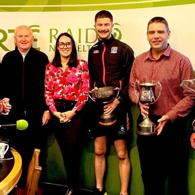 Seán Ó Súilleabháin, Pádraig Ó Corcoráin, Dara Ó Cinnéide agus Feargal Ó Sé Seán Ó Súilleabháin, Pádraig Ó Corcoráin, Dara Ó Cinnéide agus Feargal Ó Sé