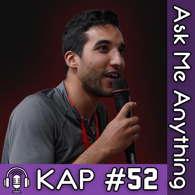 #52 Ask Me Anything — المغرب و الجزائر، البرمجة، فكرة البودكاست، العمل عن بعد، تنظيم الوقت، اختيار الكتب