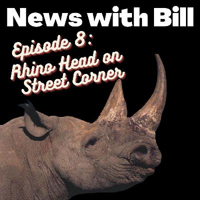 008: Rhino Head on Street Corner