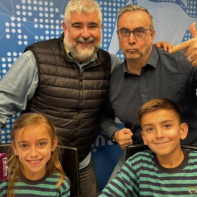 Marc y Adriana (FMI y PI) de la Falla S. Vte Amparo Iturbi, pasando un buen rato en "Galindo Mañana ES TARDE -MET"