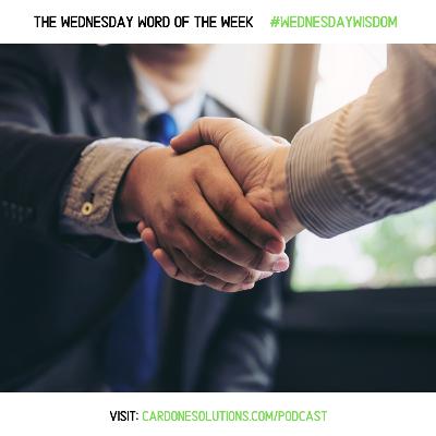 AGREEMENT: The Wednesday Word #WednesdayWisdom