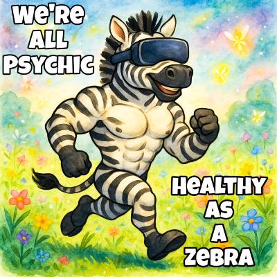 Healthy As A Zebra - Spiritual, Metaphysical, Magical Conversations with Real People - We're All Psychic Podcast