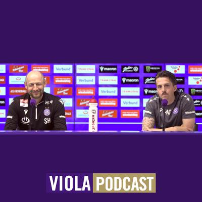 Vor Austria Wien - Wolfsberger AC: PK mit Stephan Helm und Johannes Handl (04/2025)