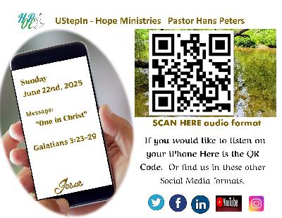 One in Christ - Galatians 3:23-29
