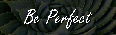 The Gospel of Matthew: Be Perfect The Gospel of Matthew: Be Perfect