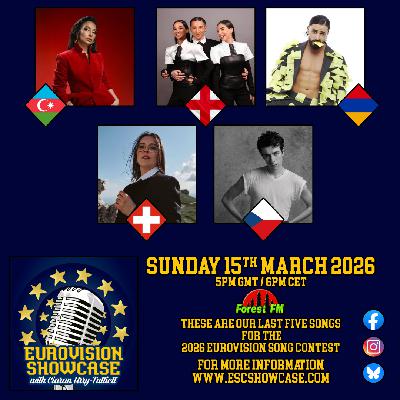 Double Vision: The Final Eurovision 2026 Entries - 15th March 2026