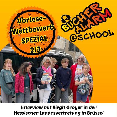 💥Brüssel-Spezial *live* 2/3: Autorin Birgit Gröger im Interview bei BÜCHERALARM@school 💥Brüssel-Spezial *live* 2/3: Autorin Birgit Gröger im Interview bei BÜCHERALARM@school