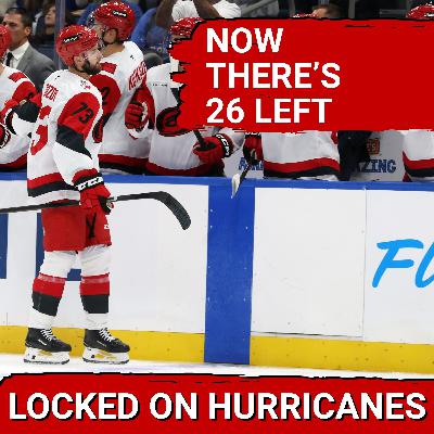 Carolina Hurricanes Trimmed Down Roster to 26 Players