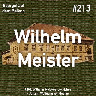 #213: Wilhelm Meisters Lehrjahre - Johann Wolfgang von Goethe