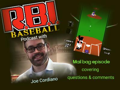 Mailbag segment for R.B.I. Baseball (Nes) with Joe Cordiano.
