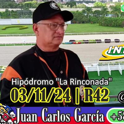Juan Carlos García "Los HipiDatos" | #LaRinconada 03/11/24 | R42 | Fijos Marcas5y6 #adelantados 🏇🏅🏆