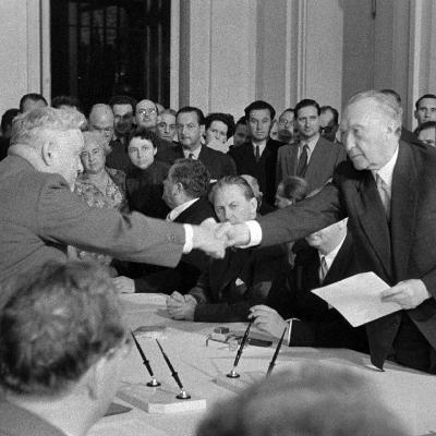 Kalter Krieg - Adenauer verhandelt erfolgreich in Moskau