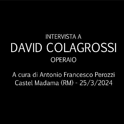 Episodio 22 - David Colagrossi: la vita sillabica