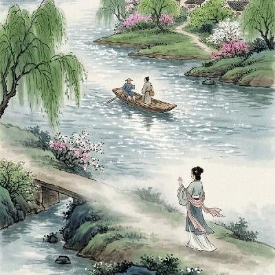 六年级下：卜算子·送鲍浩然之浙东：跟着王观送朋友，读懂山水里的春天密码