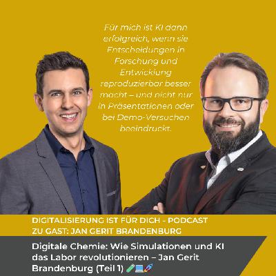#363 - Digitale Chemie: Wie Simulationen und KI das Labor revolutionieren – Jan Gerit Brandenburg (Teil 1) 🧪💻🚀