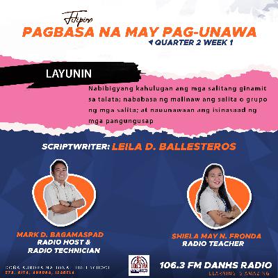 Pagbasa para sa maunlad na Bata (PaMaTa) - Pagbasa na may Pag-unawa