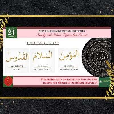 Day 2 Al-Quddus, As-Salaam, Al-Mu'min Day 2 Al-Quddus, As-Salaam, Al-Mu'min