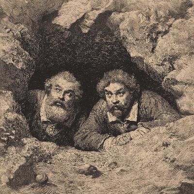 Climbing Regicide Trail to Judges Cave