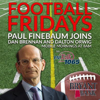 Football Friday with Finebaum - brought to you by Bryant Bank - 120525