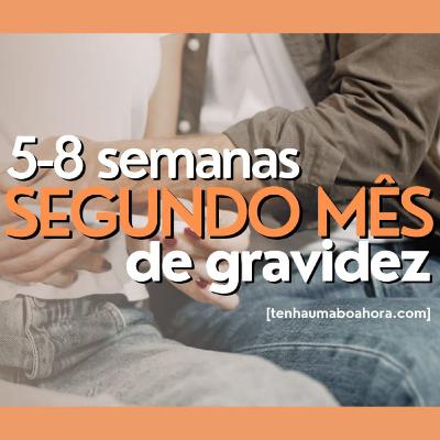 2 meses de gravidez: Semanas 5, 6, 7 e 8 (o que fazer?) 4 passos importantes