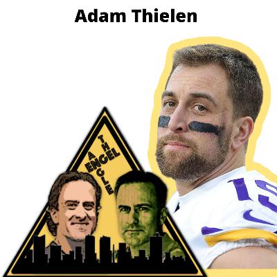 Trying to cover Carolina Panthers receiver Adam Thielen