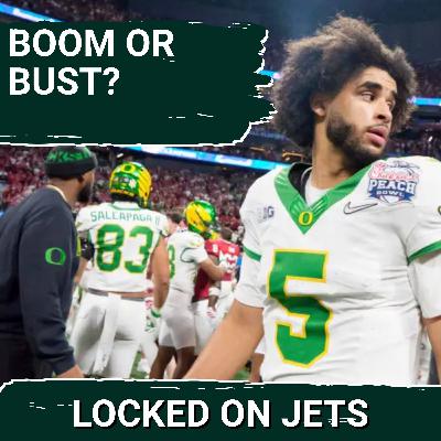 ALARM BELLS: New York Jets Face Tough NFL Draft Decision on Dante Moore After Quarterback's Peach Bowl Struggles ALARM BELLS: New York Jets Face Tough NFL Draft Decision on Dante Moore After Quarterback's Peach Bowl Struggles