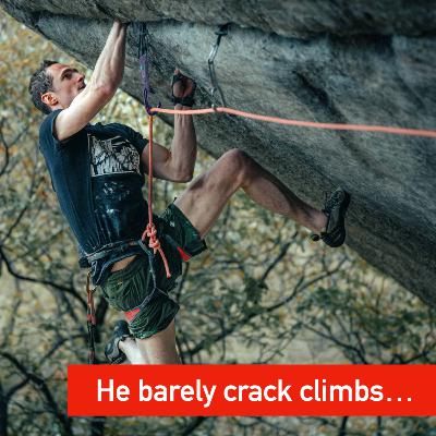 Why is Adam Ondra so good at cracks?