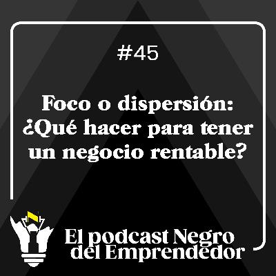Foco o dispersión: ¿Qué hacer para tener un negocio rentable? - EPNDE #45
