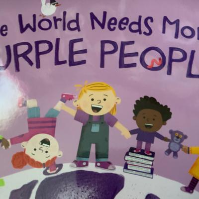 The world needs more purple people