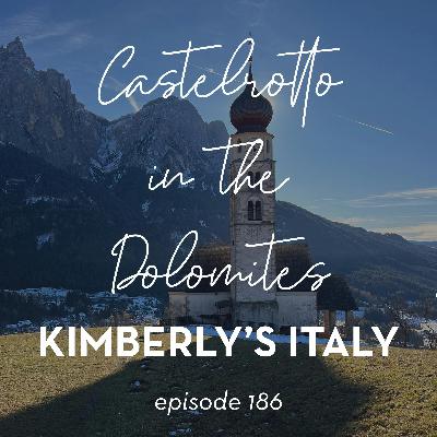 186.  The village of Castelrotto in the Dolomite mountains