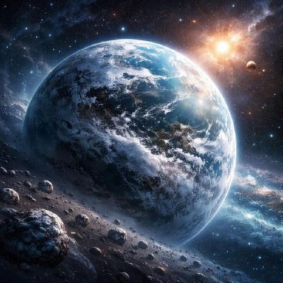 Descubren un planeta como la Tierra, pero inhabitable