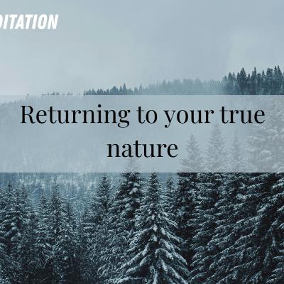 returning to your true nature | guided meditation returning to your true nature | guided meditation