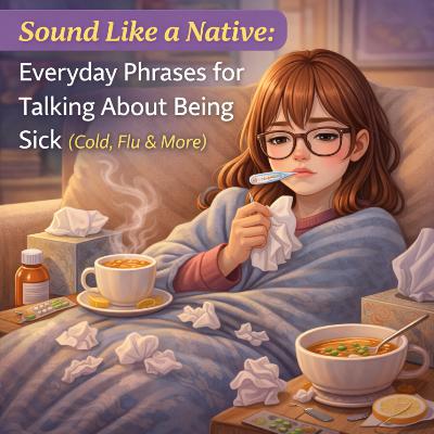 Sound Like a Native: Everyday Phrases for Talking About Being Sick (Cold, Flu & More) ネイティブみたいに話す！風邪や体調不良を表す英語フレーズ  像母語者一樣說英語：描述生病與感冒的實用英文句