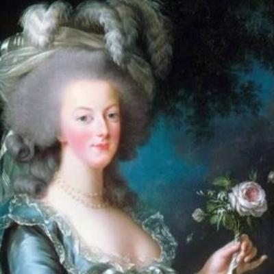 #2. Rococó. Maria Antonieta com rosa. Elisabeth-Louise Le Brun. 1783.
